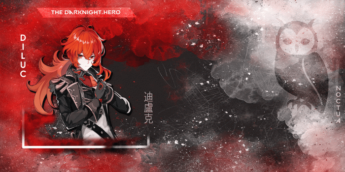 1920x1080 Diluc, The Darknight Hero | Wallpaper