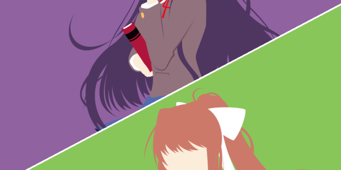 1080x1920 Minimal DDLC Phone Wallpaper 1920x1080p