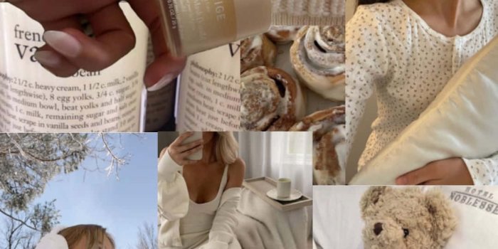 1080x1920 Download Vanilla Girl Aesthetic Collage