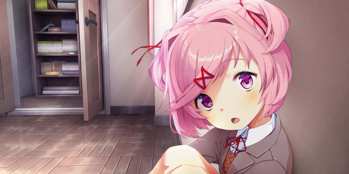 1920x1080 Cute Anime Girl Natsuki Ddlc Wallpaper