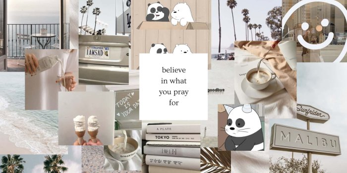 1920x1080 Download Vanilla Girl Aesthetic Collage