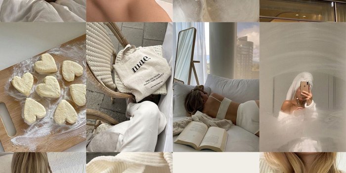 1438x1615 54 PCS Vanilla Girl Aesthetic Photo