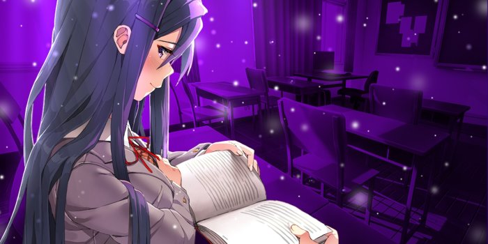 1920x1080 Steam Workshop::(DDLC) Yuri - CG - Smiling