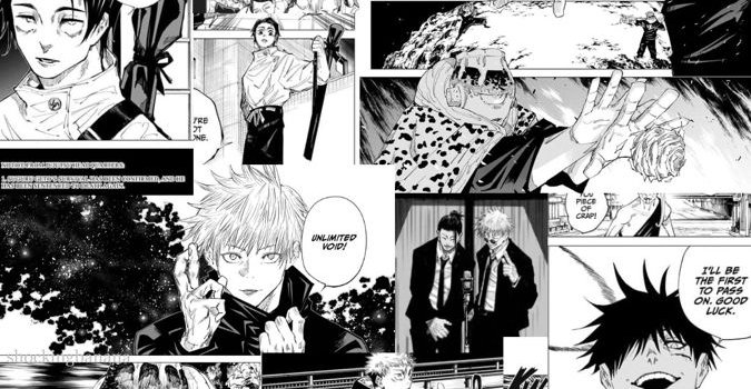 675x1200 Jujutsu Kaisen Manga Mixed Up Wallpaper