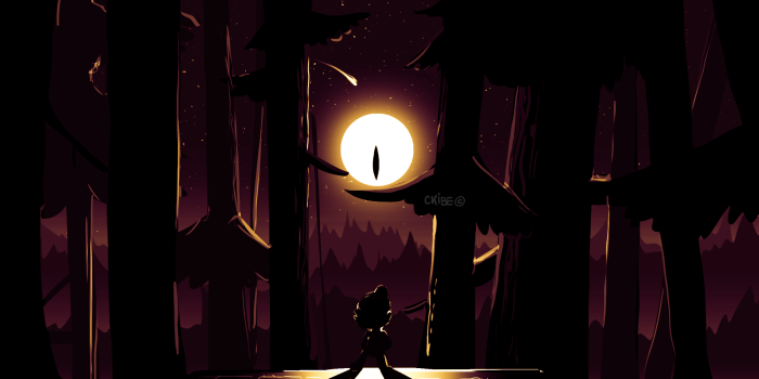 1920x1080 HD Wallpaper: Dipper Meets Bill Cipher