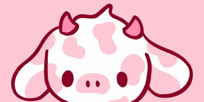 736x1308 Cute Strawberry Cow