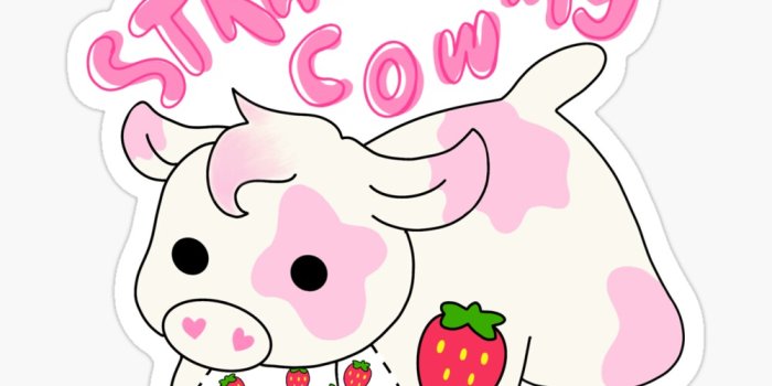 1000x1000 Strawberry Cow 