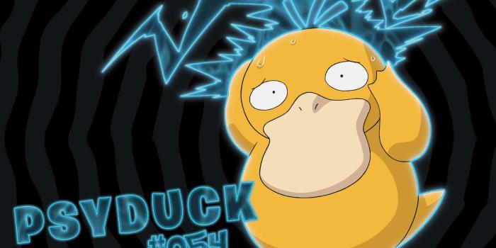 1800x1185 Psyduck - Confusion Wall Poster