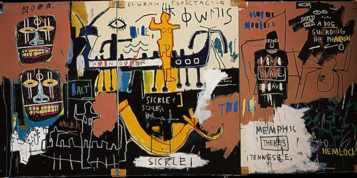 1920x912 artist Jean-Michel Basquiat Wallpaper