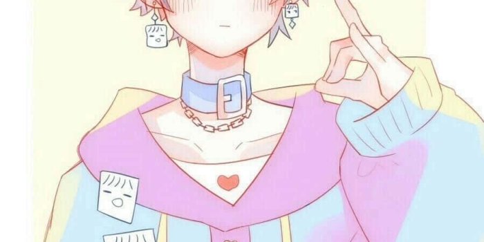 900x1400 Download Femboy Fox Anime With Blue