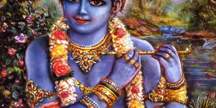 1174x1600 Shree krishna painting