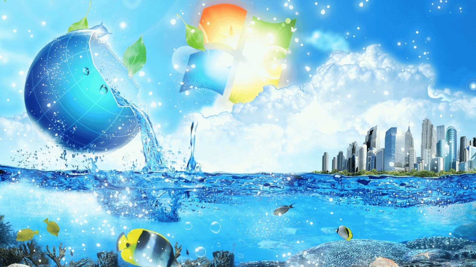 1920x1080 new beautiful frutiger aero wallpaper