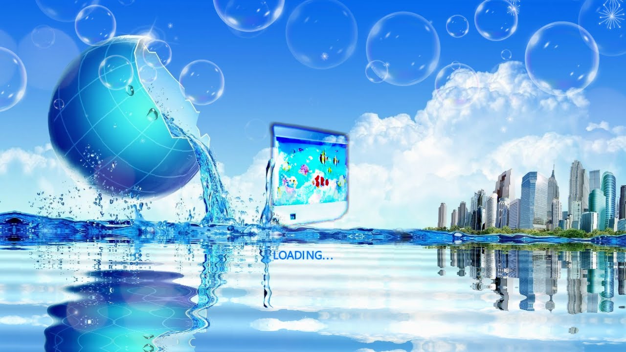 1280x720 frutiger aero edit.. loading screen