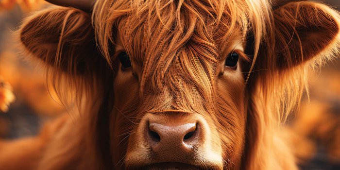 1333x2000 Wallpaper Mural Highland Cow | Muralunique