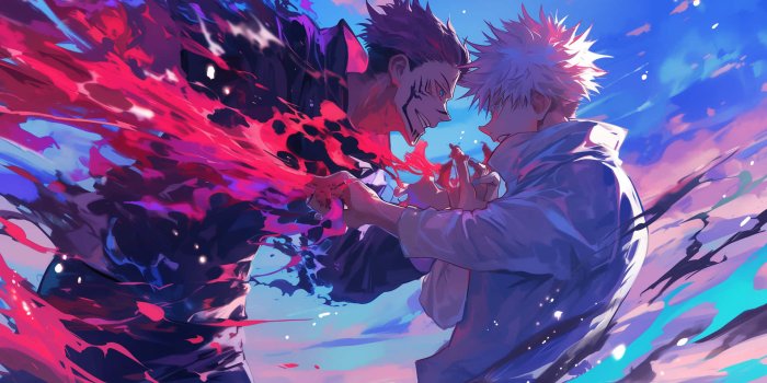 1920x1076 100+] Gojo Vs Sukuna Wallpapers