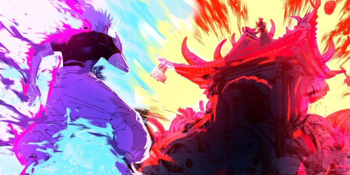 1920x966 100+] Gojo Vs Sukuna Wallpapers