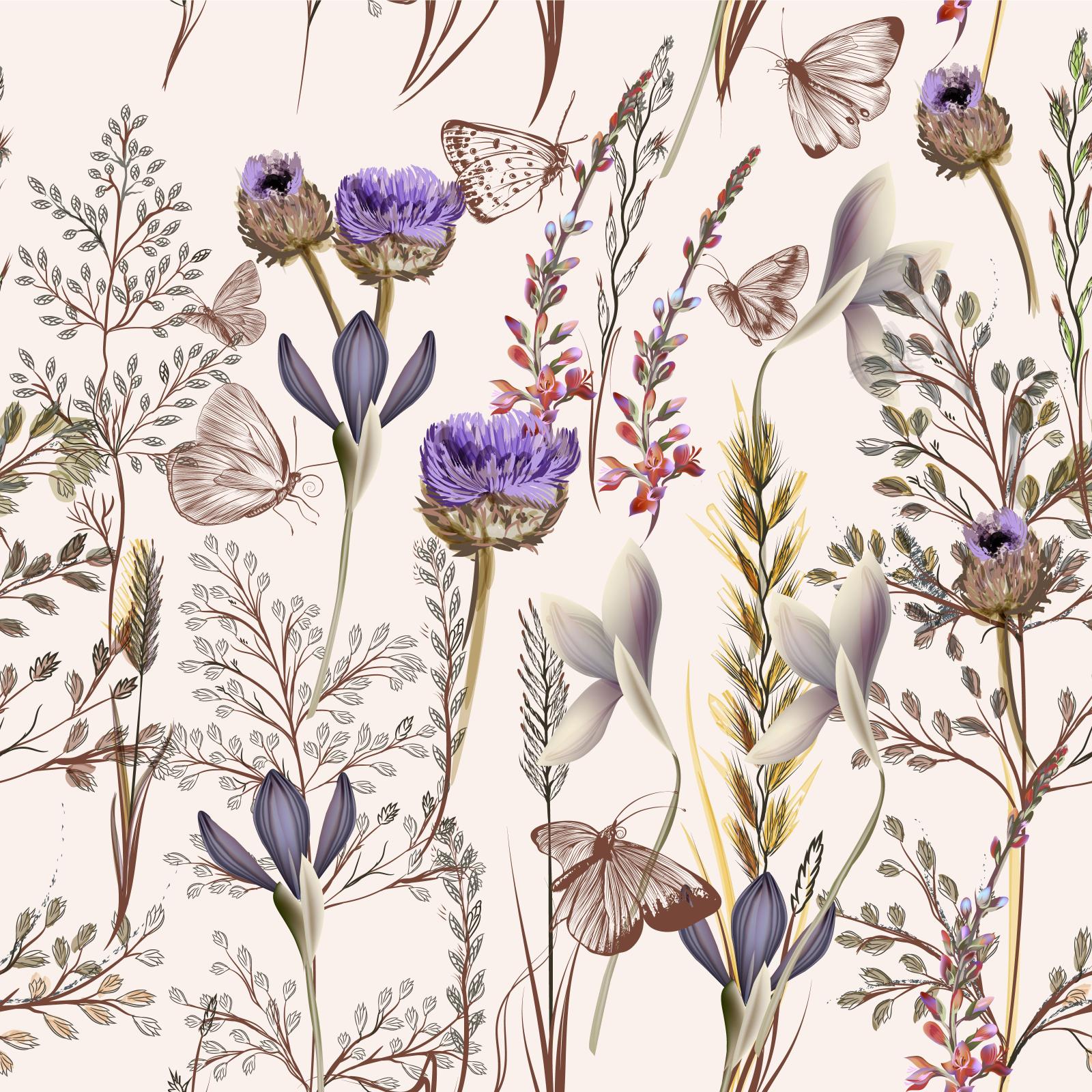 3200x3200 Wildflower Wallpaper - Murals
