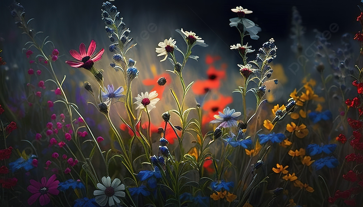 1200x686 Wildflower Garden Wallpaper For Android