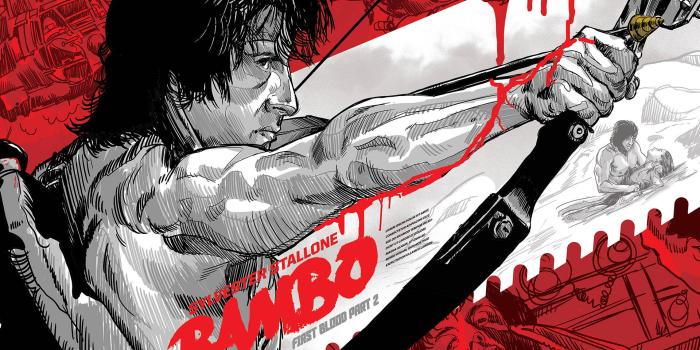 1920x1280 Download Rambo Comic Style Wallpaper