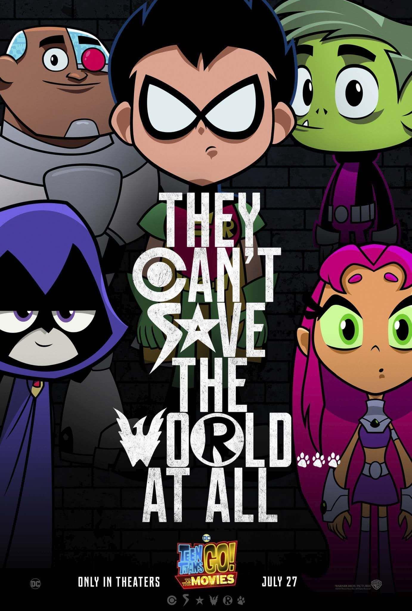 1382x2048 Teen Titans Go! To The Movies