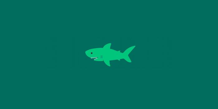 2560x1600 small-cute-shark-green-minimal-wallpaper