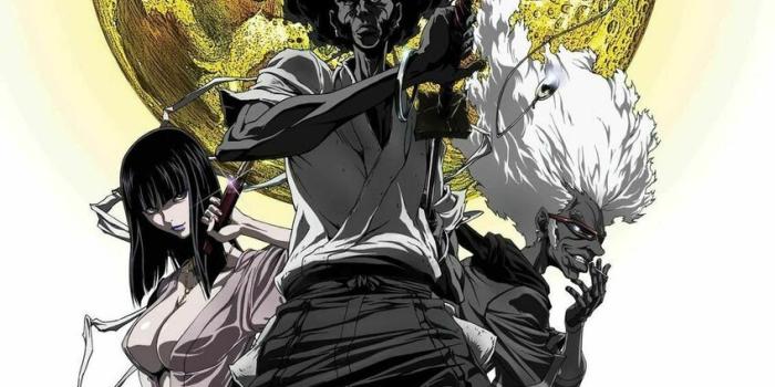 848x1200 AFRO SAMURAI COOL MANGA ANIME Wall
