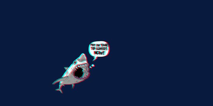 1920x1080 Download Trippy 3D Shark Artistic
