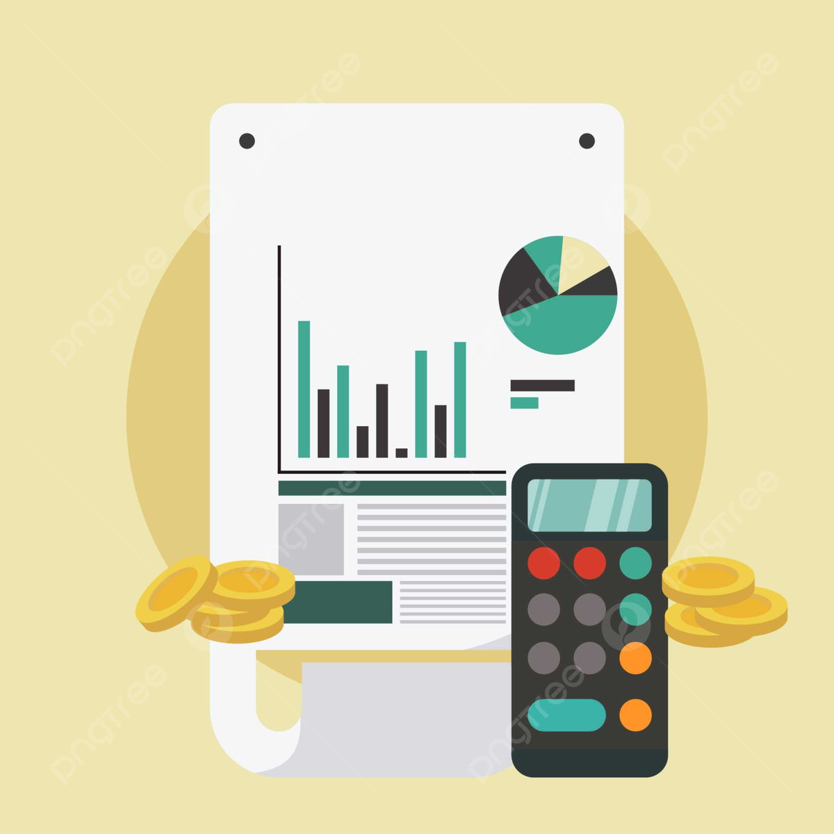 1200x1200 Accounting Background Design