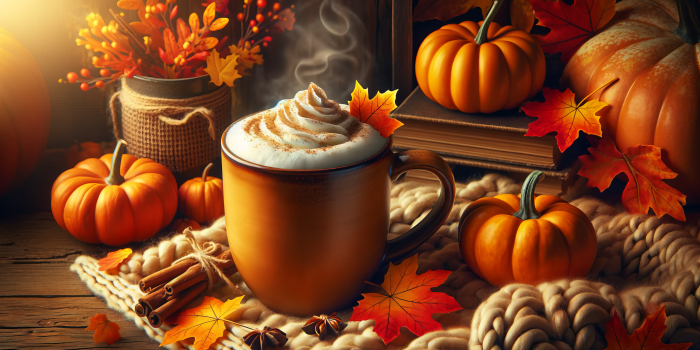 3584x2048 Autumn Ambiance - Pumpkin Spice Latte