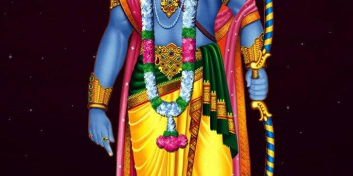 720x1280 Download Ram Ji In Night Sky Wallpaper