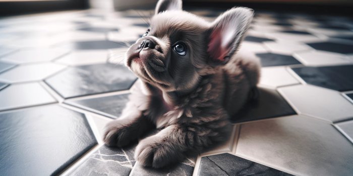1792x1024 Fluffy French Bulldog: Cute, Majestic