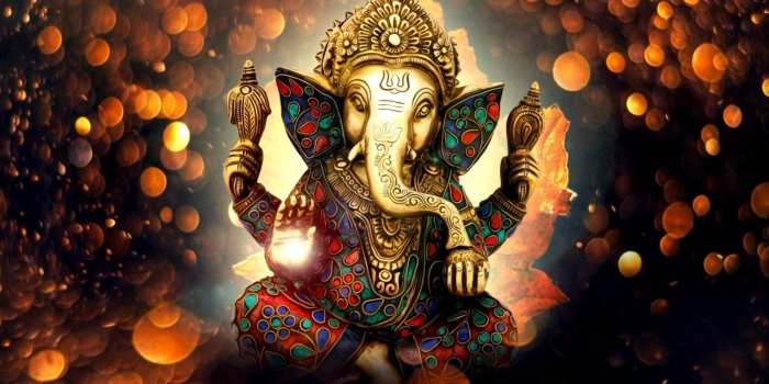 1920x1080 Download Lord Ganesh Desktop Bokeh