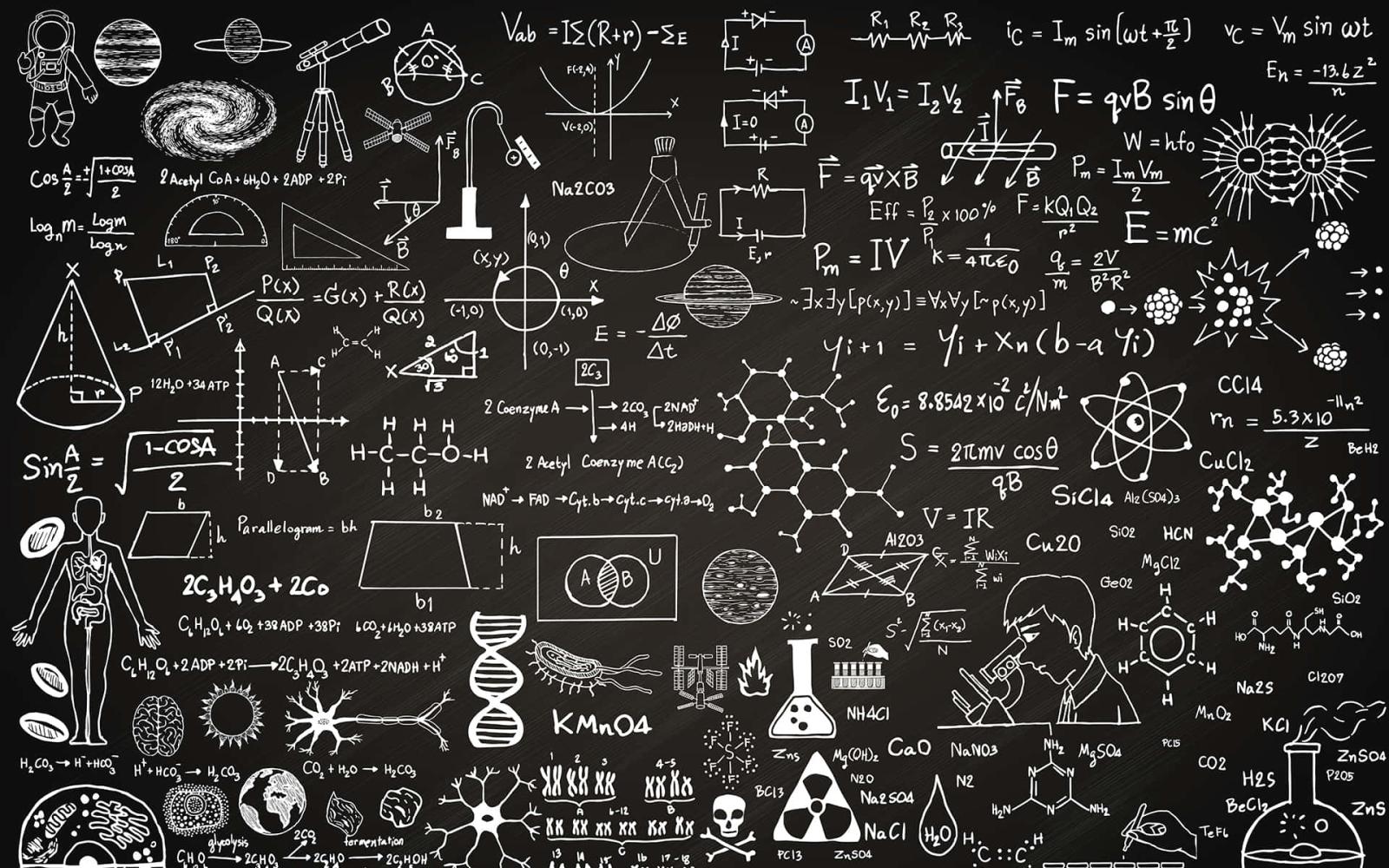 1920x1200 Download A Blackboard With Many