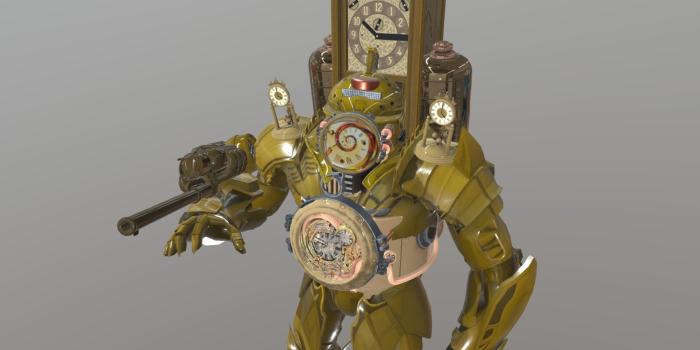1920x1080 Titan Clockman - 3D model by j [cbadb22