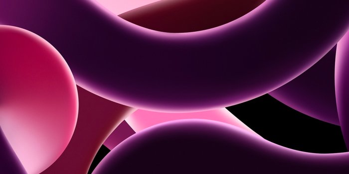 1420x3073 iPad Air 5 Stock Wallpaper - Ribbons