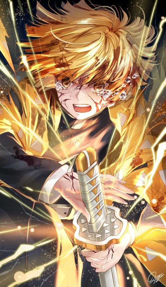 697x1200 Zenitsu Manga Wallpapers