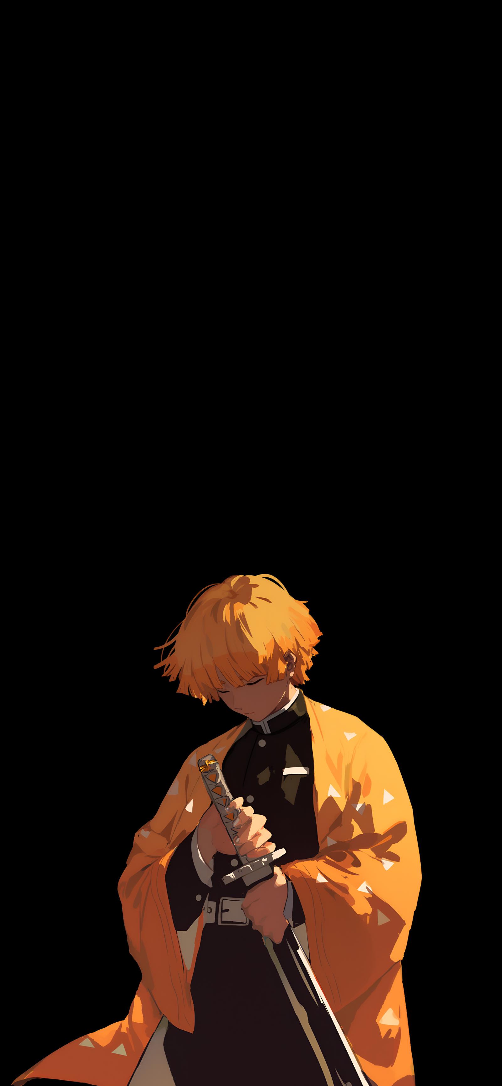 2000x4329 Zenitsu Agatsuma Demon Slayer