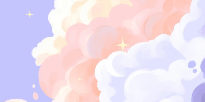 1183x2560 Aesthetic Clouds Purple Wallpapers