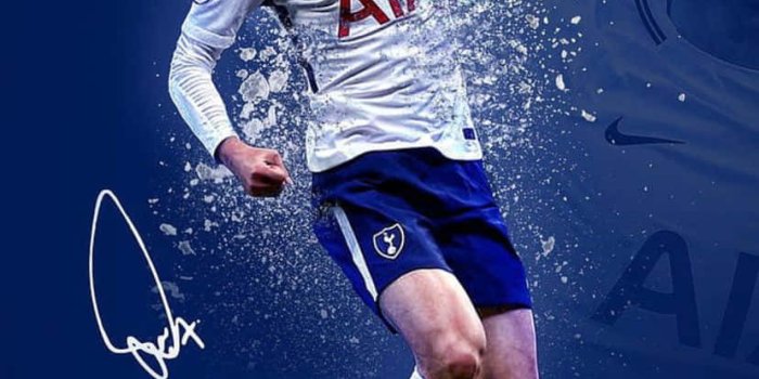 828x1792 Soccer Action Poster Wallpaper