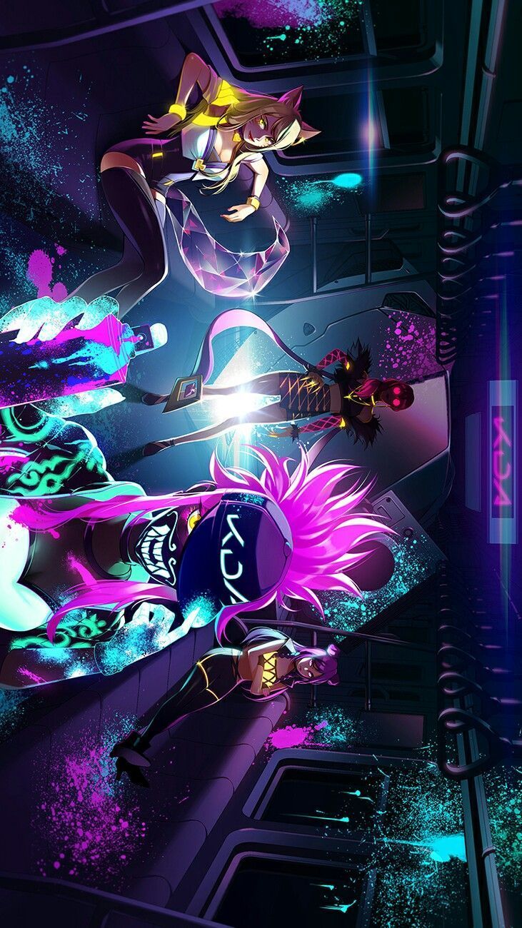 731x1300 KDA All Out Wallpapers