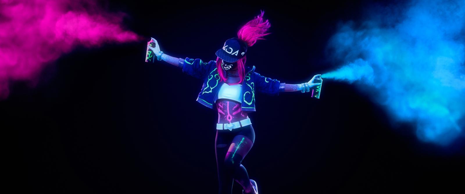 3440x1440 KDA Wallpaper 4K, League of Legends