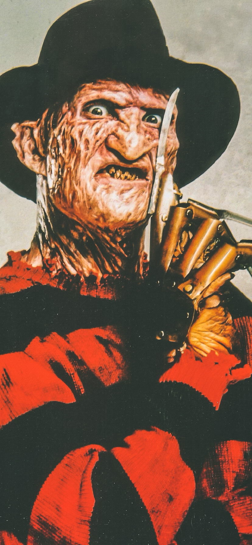 828x1792 Freddy Krueger phone wallpaper