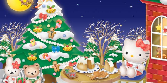 1024x768 Hello Kitty Christmas Wallpapers