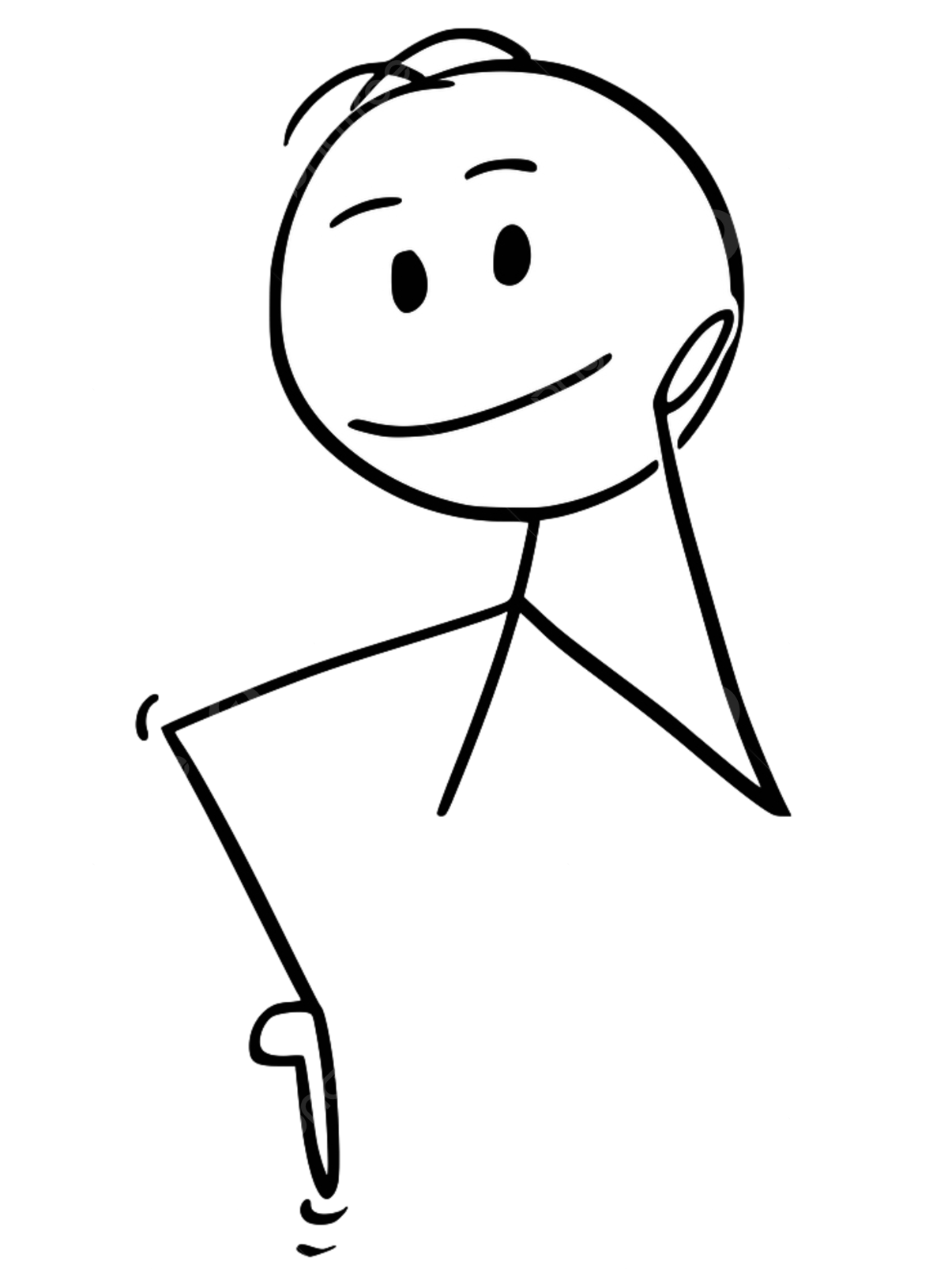 1200x1630 Stick Man Drawing Vector Hd Images