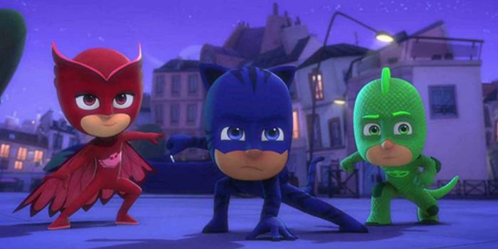 1920x1080 pj masks wallpaper,animated cartoon