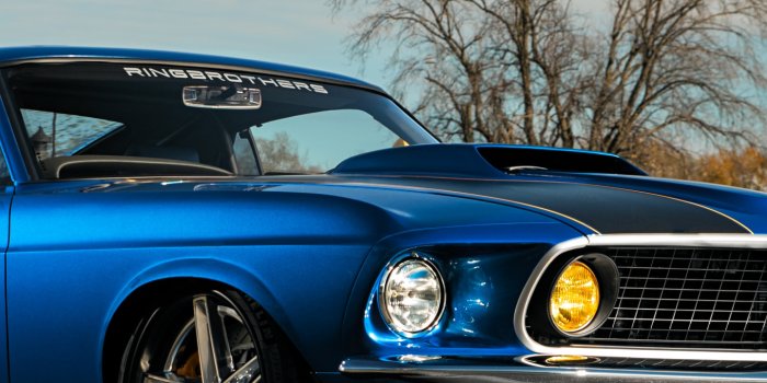 1440x2560 Ringbrothers 1969 Ford Mustang Mach 1