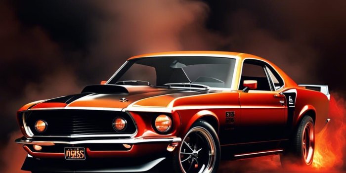 1024x1024 unconventional 1969 Ford Mustang boss