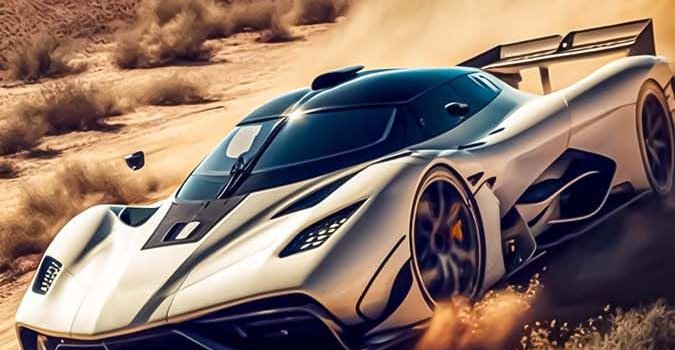 675x1500 Pagani Car Desert Offroad iPhone