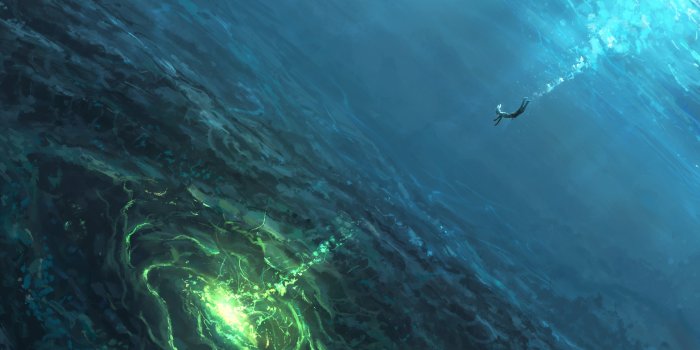 2895x1961 Deep Sea Fantasy Creature HD Wallpaper