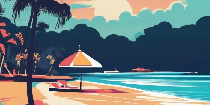 1024x1024 Beach Background Wallpaper - Preppy